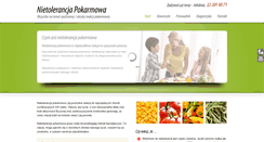 Desktop Screenshot of nietolerancja-pokarmowa.pl