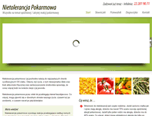 Tablet Screenshot of nietolerancja-pokarmowa.pl
